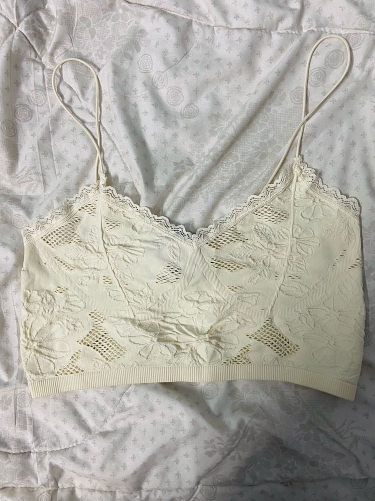 Beige Bralette Top Forever21