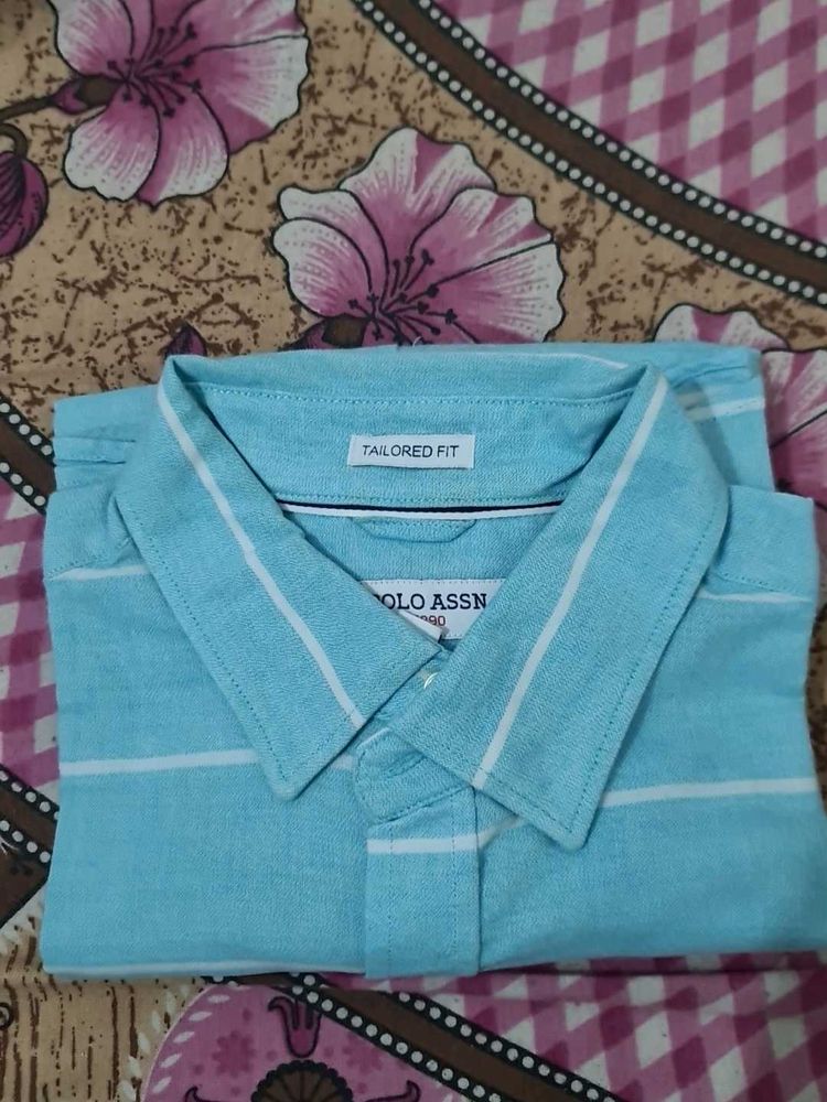 Polo Assn. Tailored Fit Shirt - Light Blue
