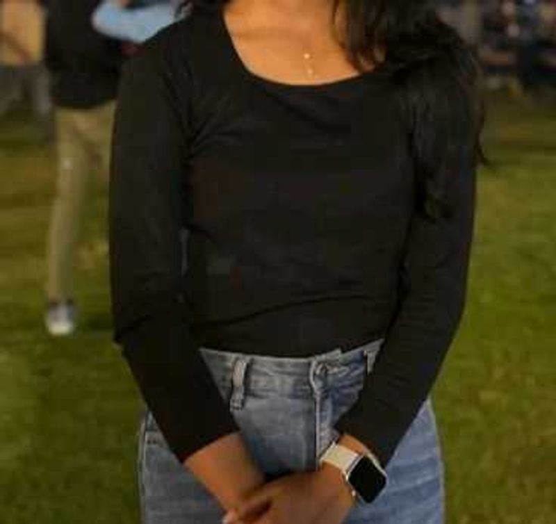 Black Long Sleeve Top