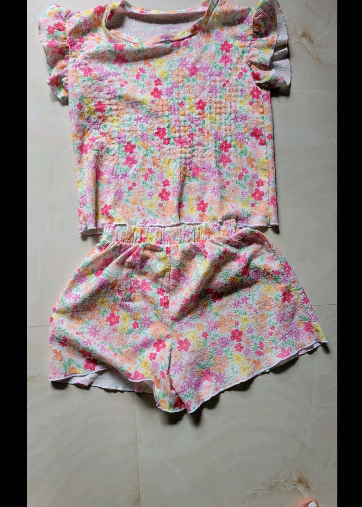 Floral Girls co-ord Set