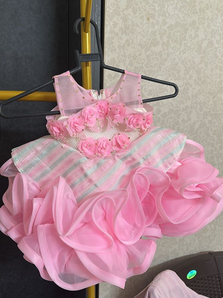 Rose Pink Party Frock