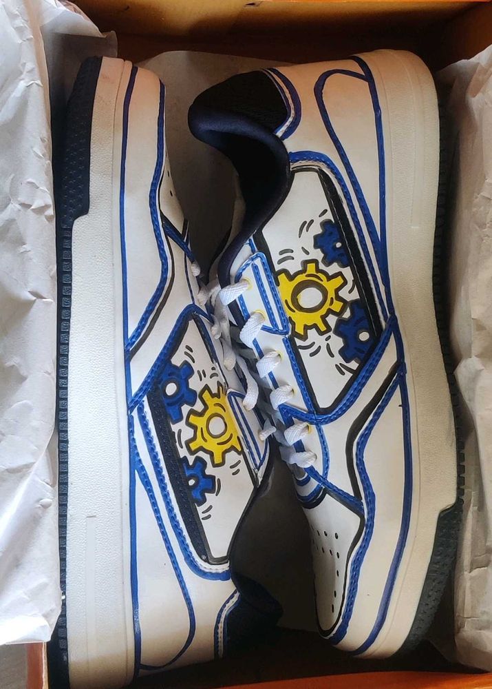 Unique Cartoon Hand Painted Sneakers