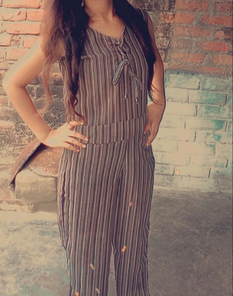 Jumpsuit Grey Colour