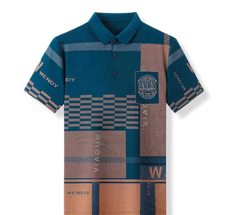 Unique Patterned Polo Shirt