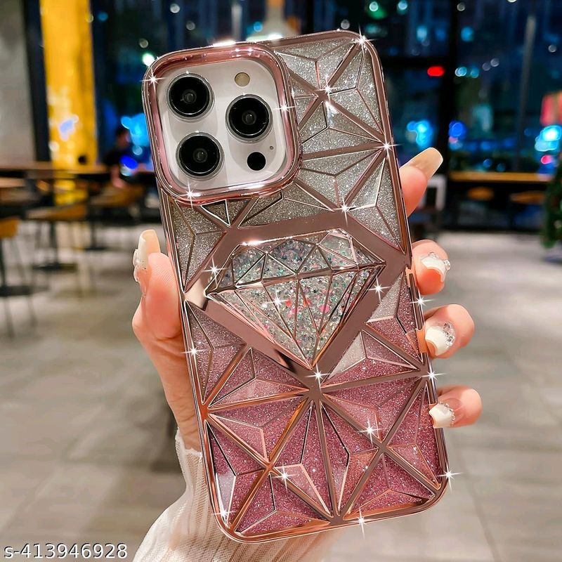 Iphone 15 3d Diamond Glitter