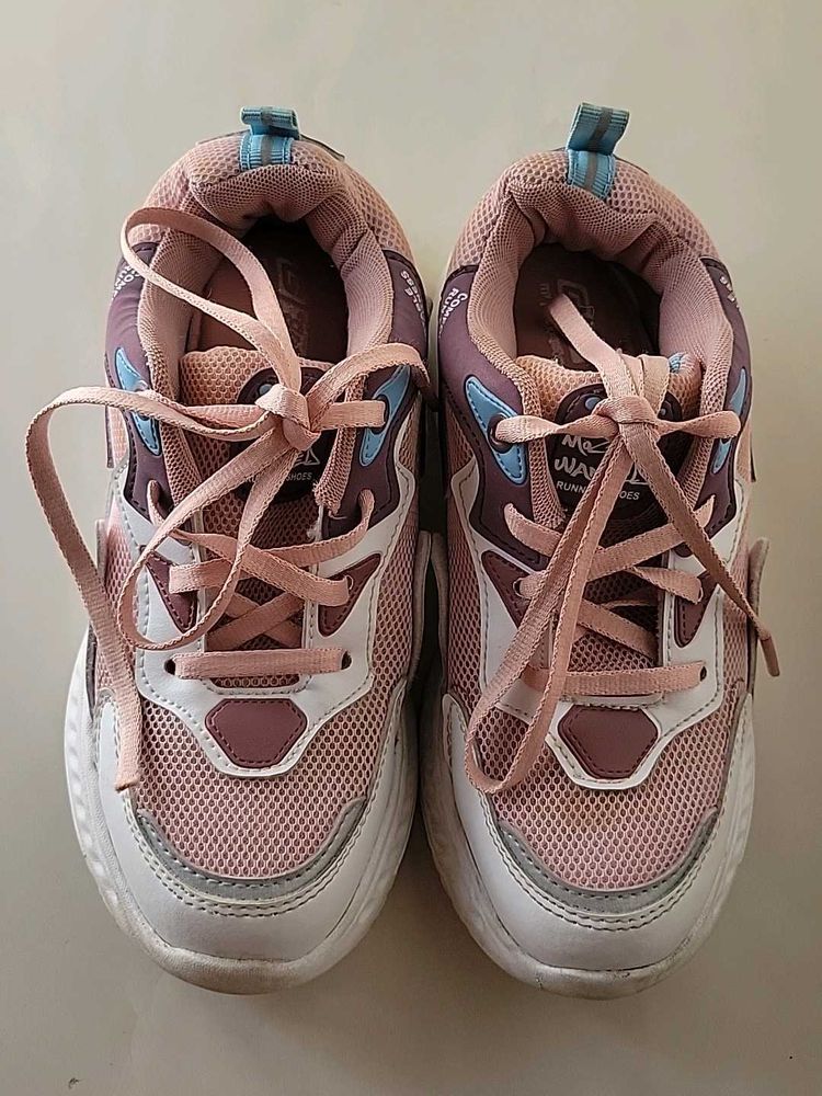 Stylish Pink Sneakers