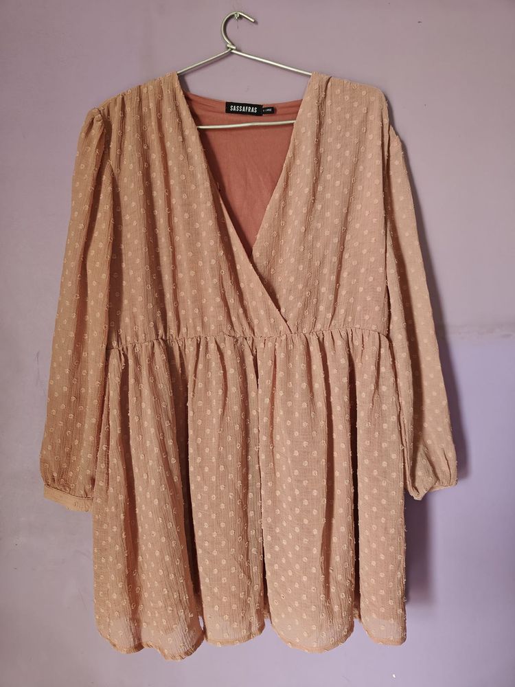 Blush Pink Babydoll Dress