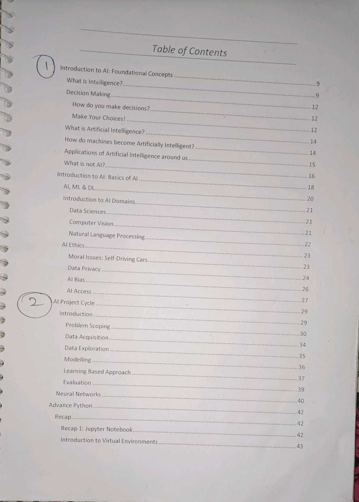 Class 10th Artificial Intelligence (AI) Ncert Book