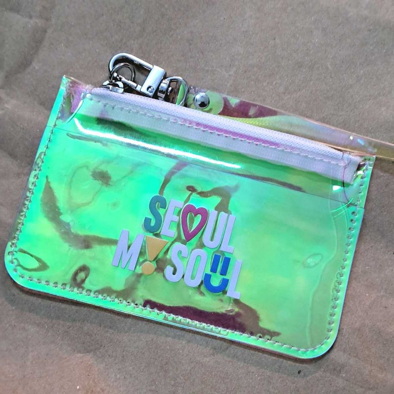 Seoul Made SOUL Holographic Pouch