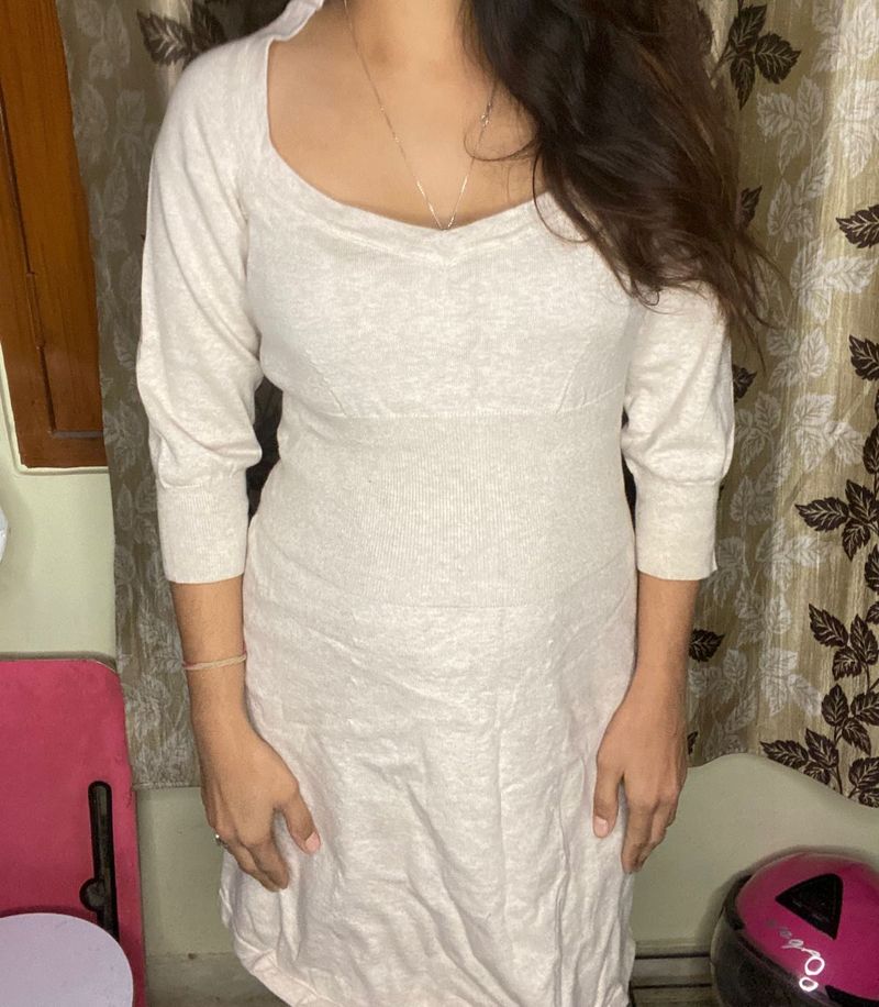 Mango Cream Dress