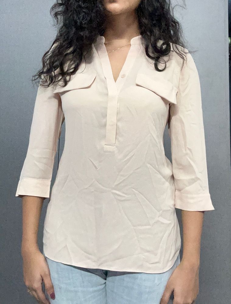 Nude Colour shiffon Formal Top for women.❤️‍🔥