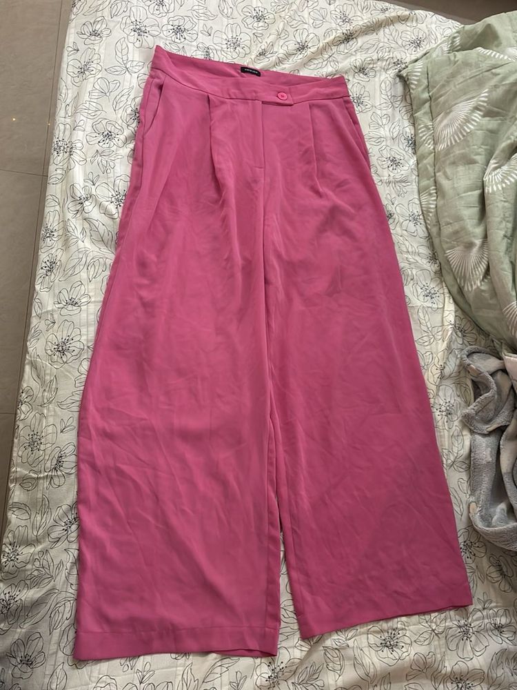 Pink Wide Leg Palazzo Pants