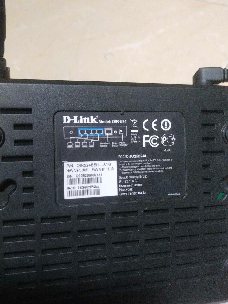 D-Link DIR-524 Router