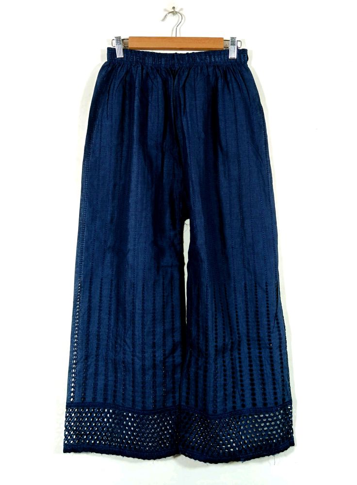 Navy Blue Ethnic Pant (Women)