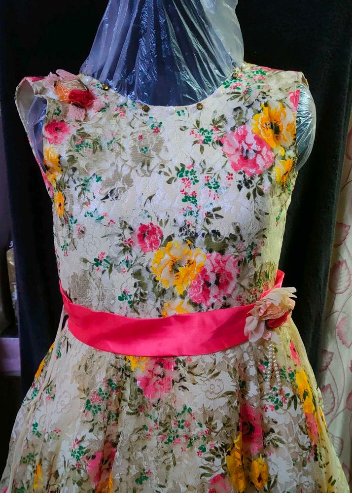 Beautiful Floral Gown