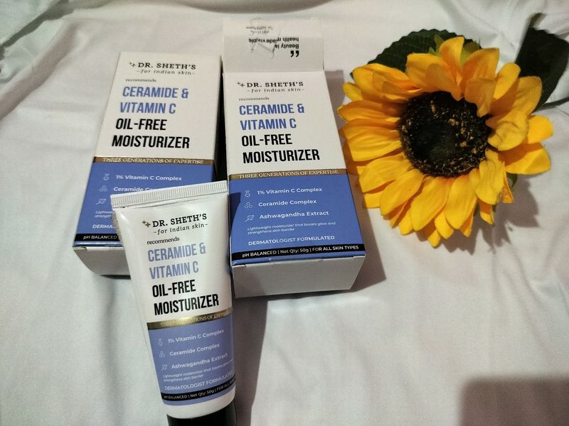DR.SHETH&#39;S CERAMIDE&amp;VITAMIN C OILFREE MOISTURIZER