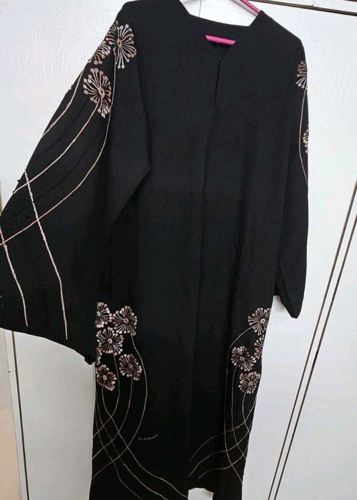 Dubai Embroidery + Embellished Bead Abaya.
