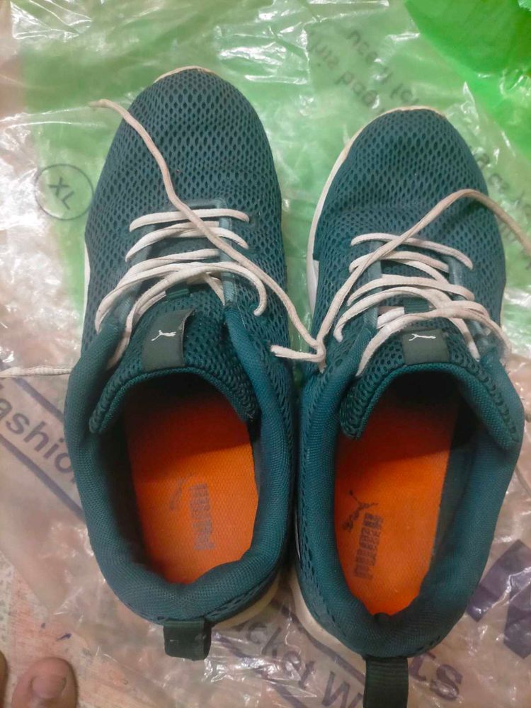Puma Green Running Shoes