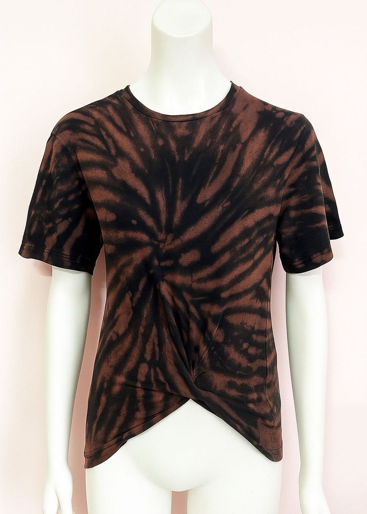 Twist Front Tie-Dye Tee