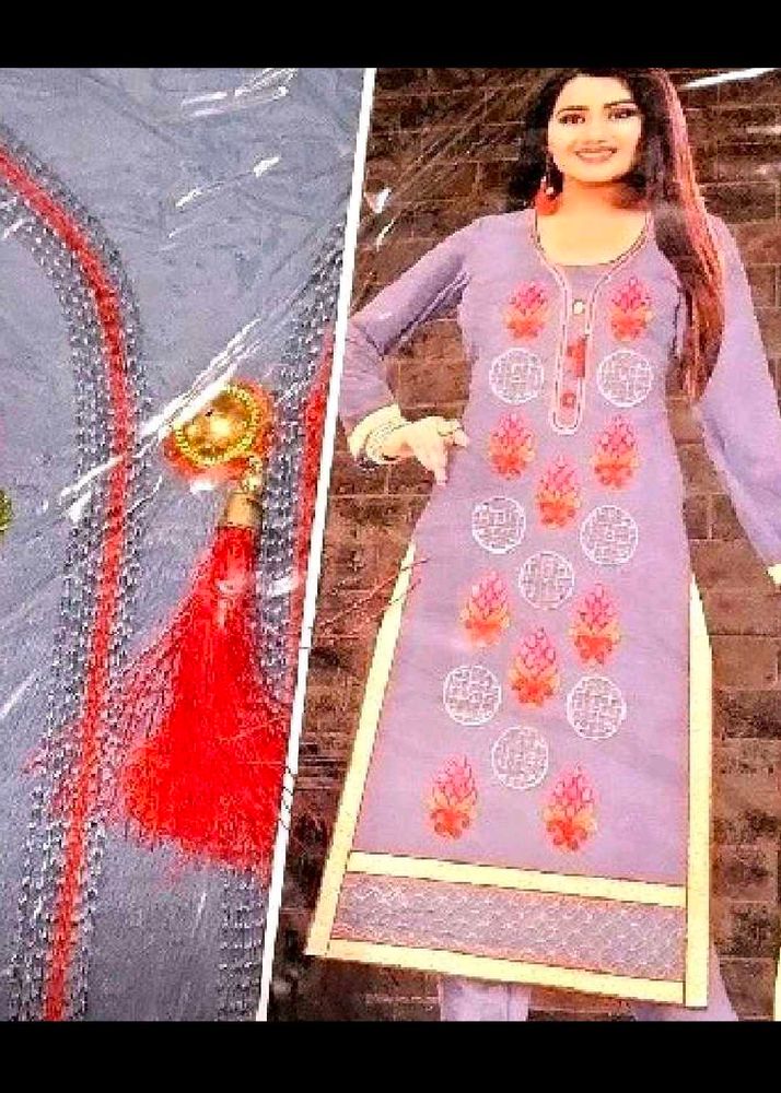 Unstitched Salwar Suit Material