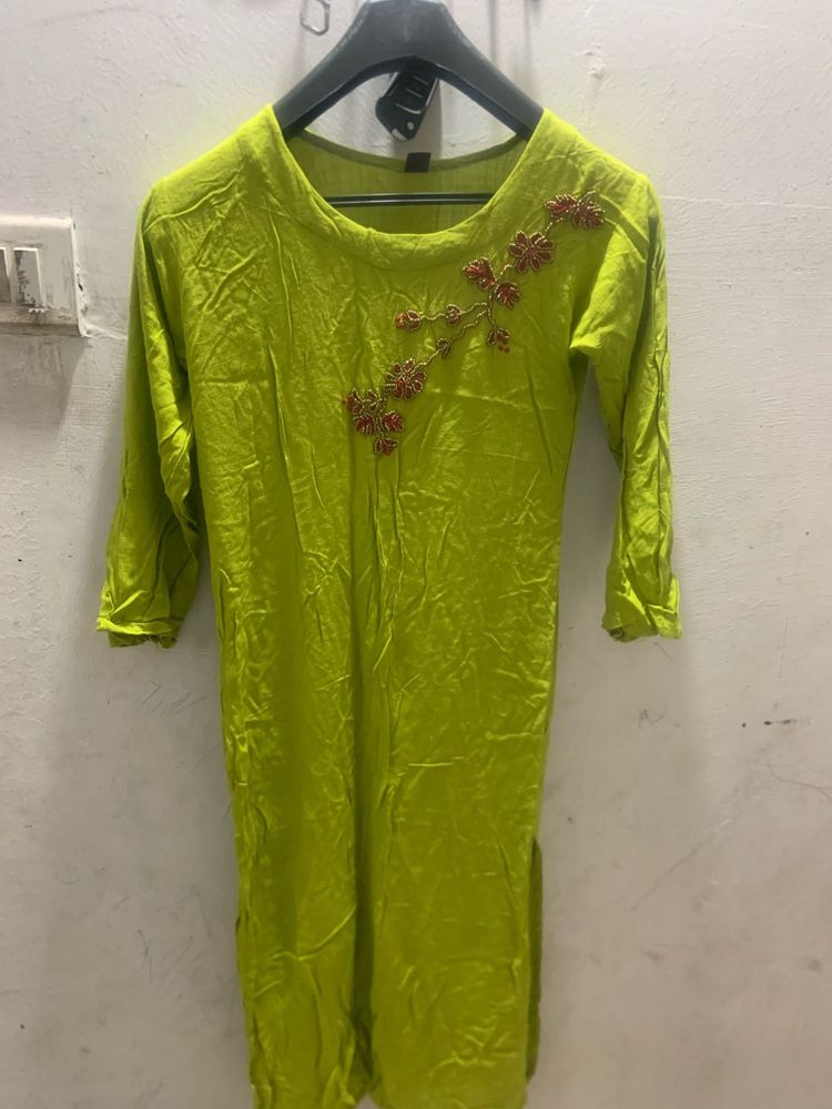 Embroidery Kurty Popty Colar