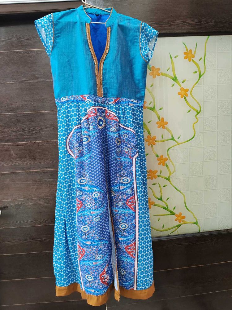 Blue Printed Kurta