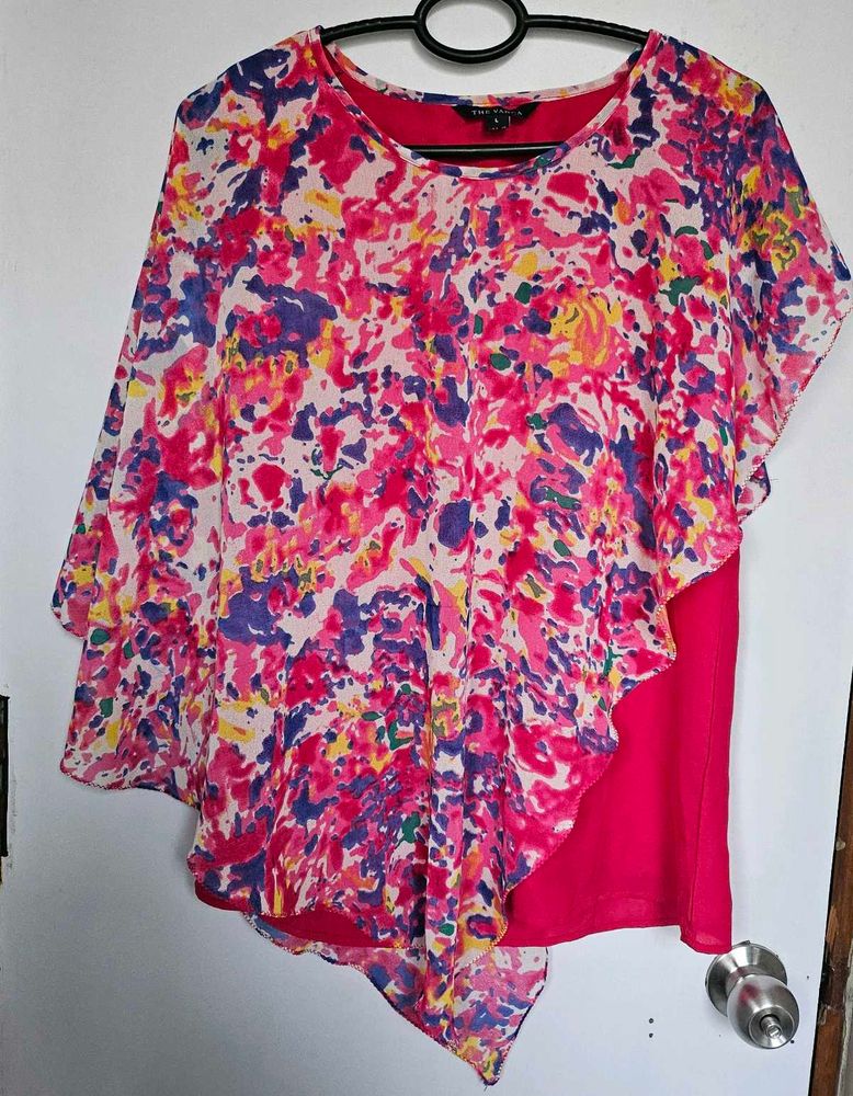Colorful Abstract Layered Top