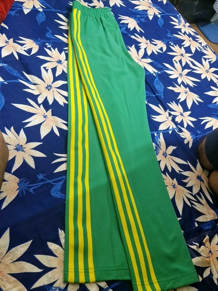Green Adidas Track Pants