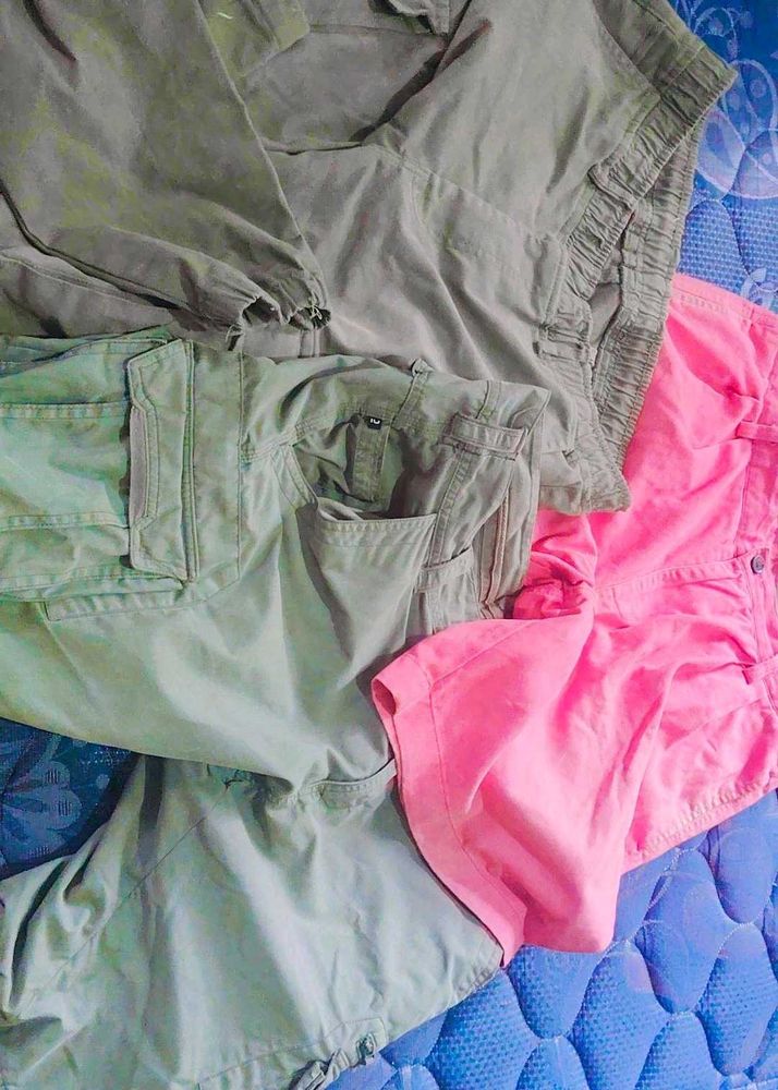 Cargo Shorts And Pant Normal Short