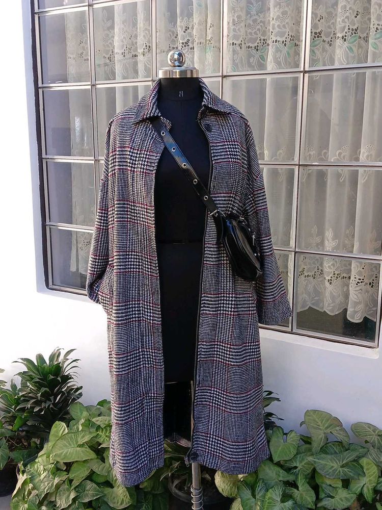 checked overcoat