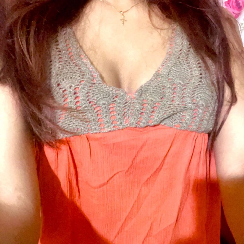 Pretty Rust Crop Top