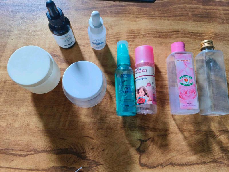 Empty Skincare Bottles
