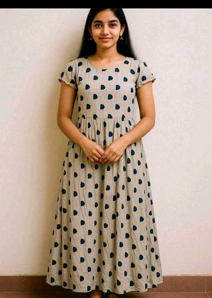 Polka Dot Maxi Dress