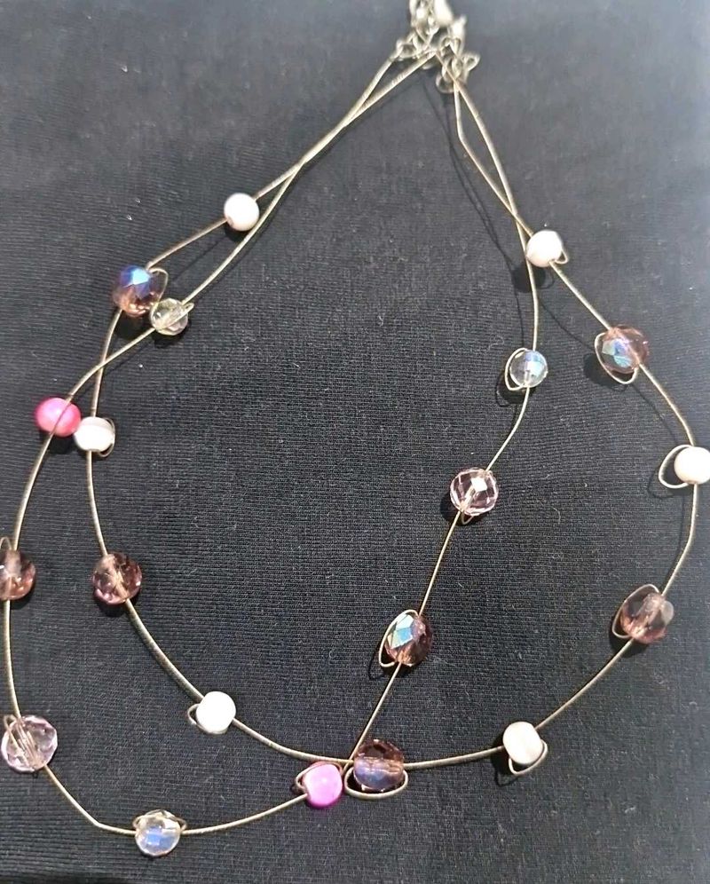 Crystal Beads Necklace