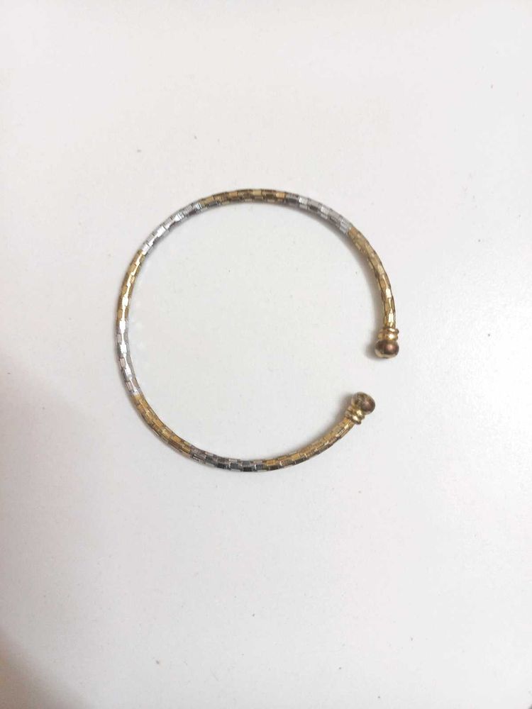 Two-Tone Bangle Bracelet