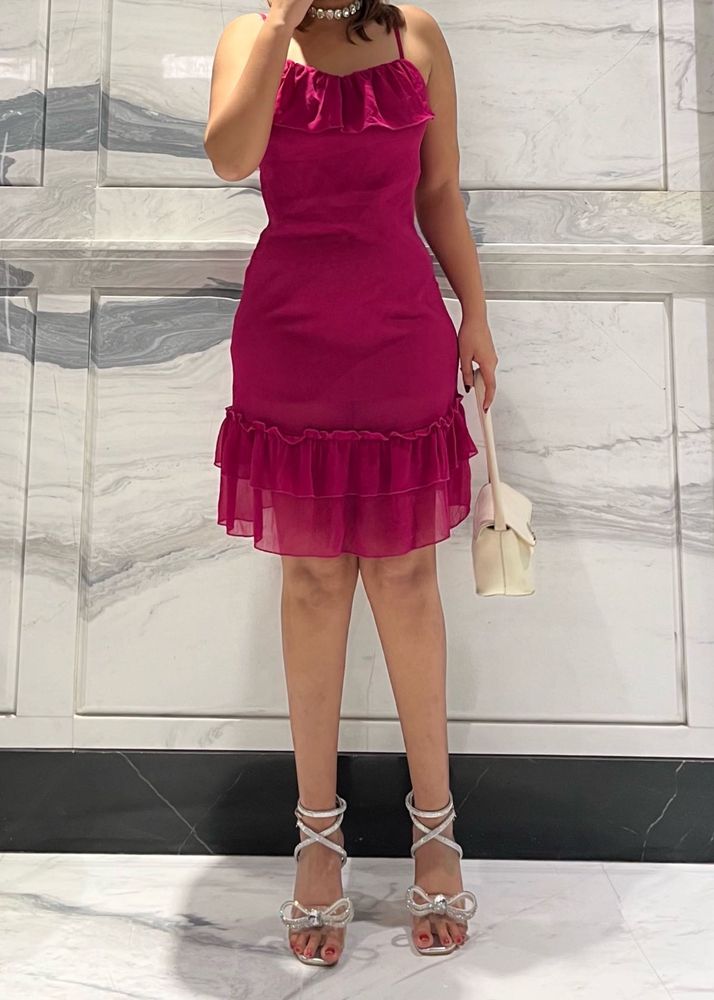 Barbie Pink Ruffle Dress 💞🎀💝🌷🌸🩷💖