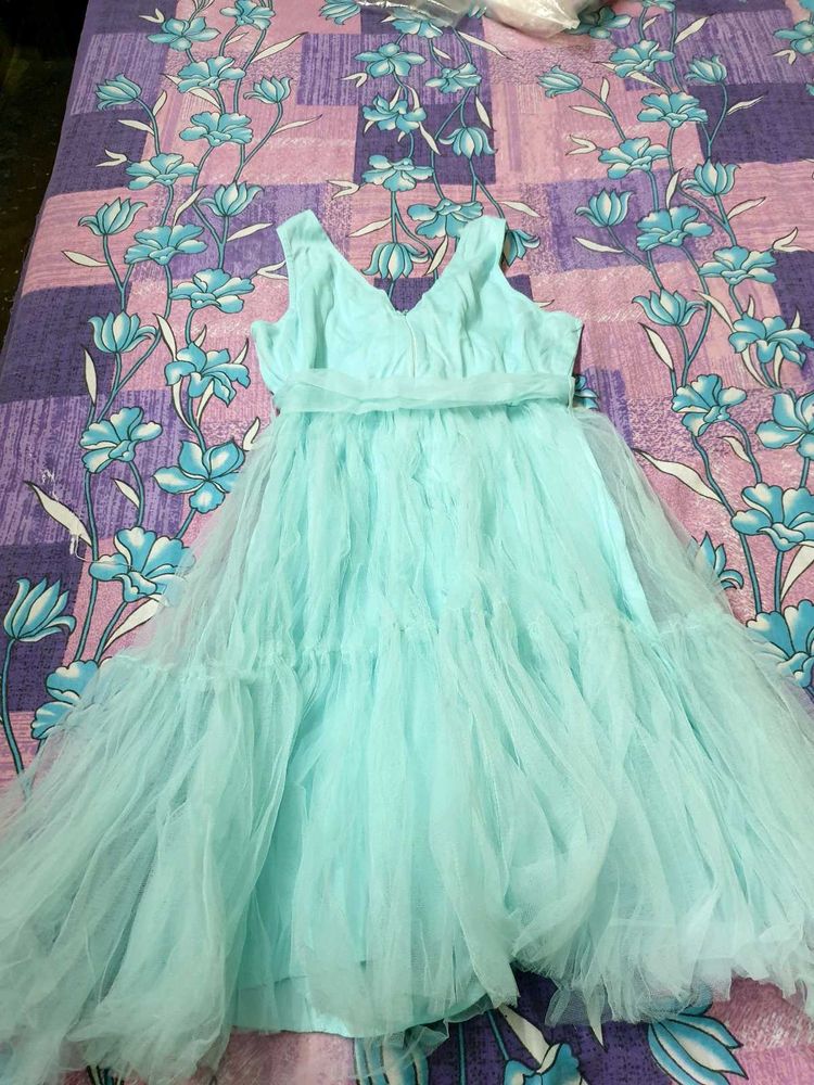 Mint Green Tulle Dress
