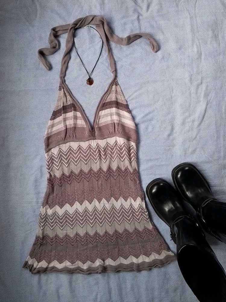 ⊹₊ ⋆ y2k Halterneck top/ dress ⋆ ₊⊹