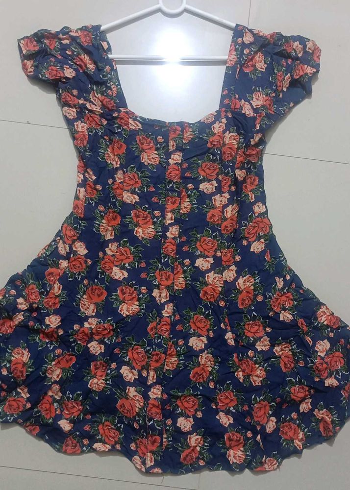 Mini Dress Floral For Beach