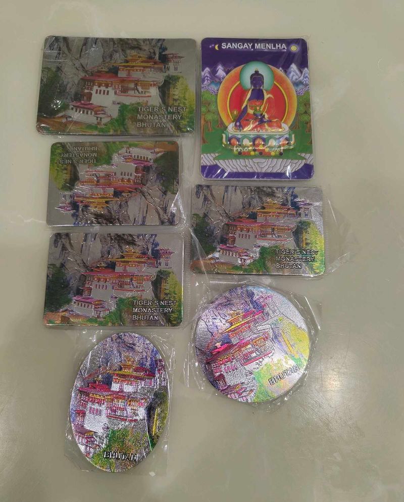 Premium Quality Bhutan Souvenir Magnets (Set of 7)