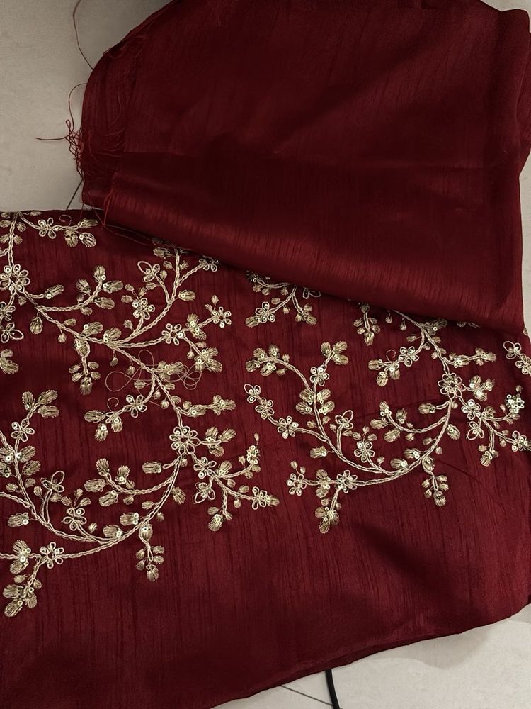 Elegant Embroidery blouse piece : New