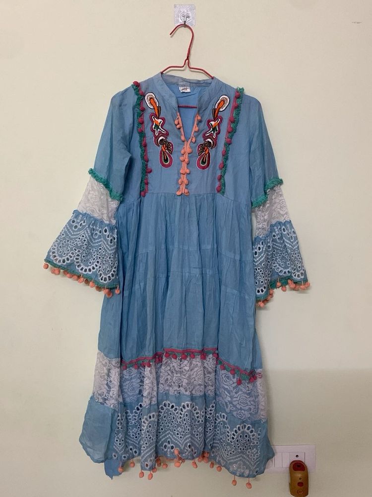Boho Chic Embroidered Dress