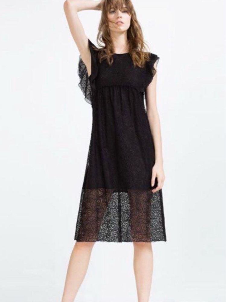 Elegant Black Lace Dress