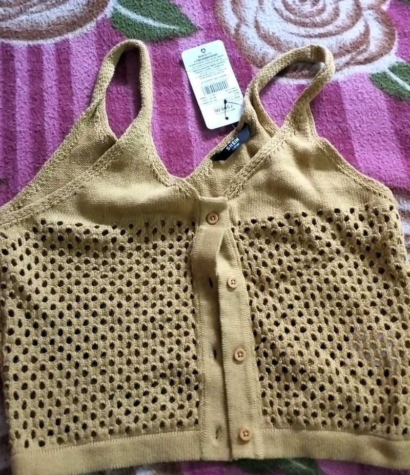 Crochet Knit Tank Top