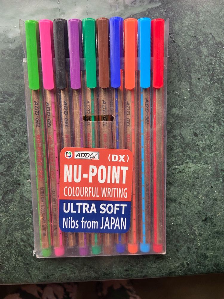 NU- Point Colourful Pen Set