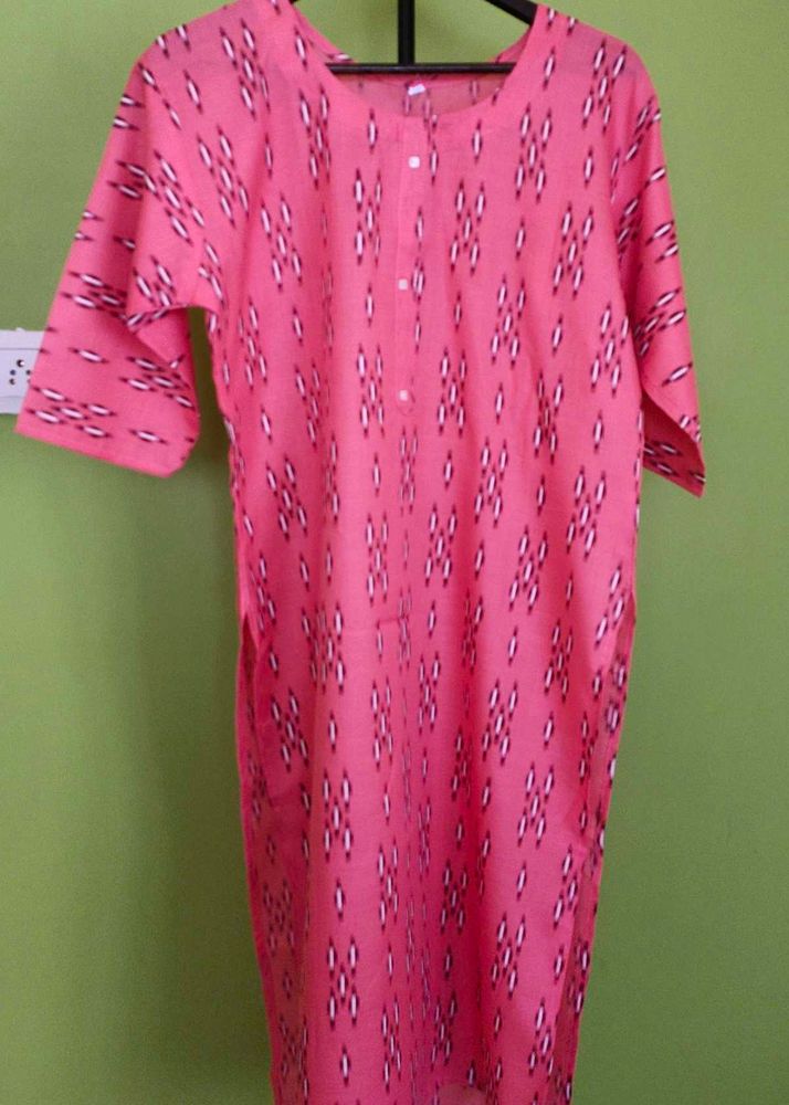 Pour Orisa Ikkat Cotton Kurti, New With Tag