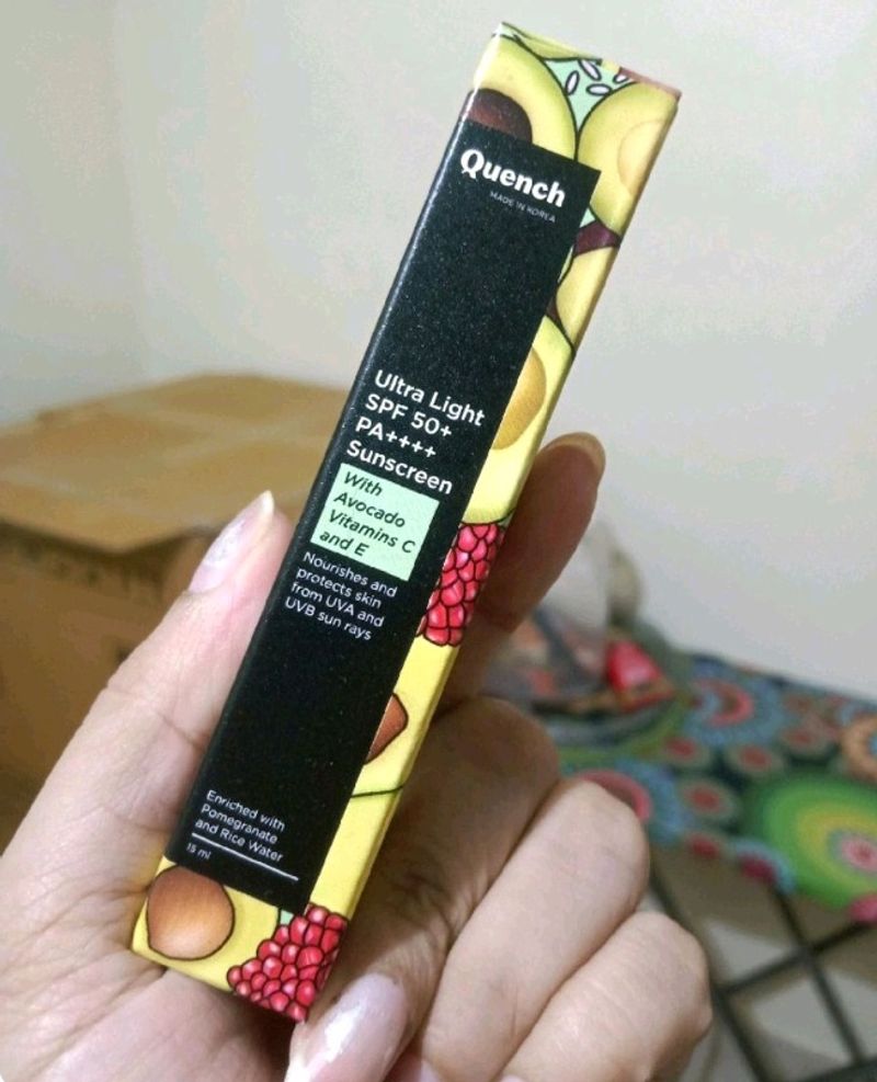 Quench Ultra Light Spf 50+ PA ++++ Sunscreen