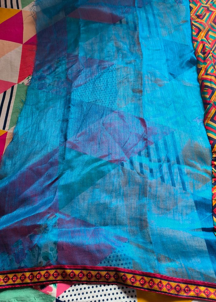 Light Weight Georgette Saree With Saparate Blouse