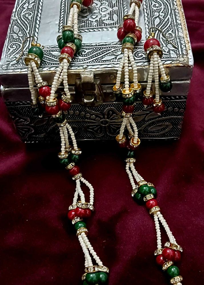 Beaded Necklace with Festive Colors