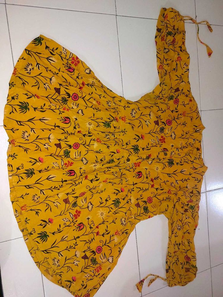 Floral Print Kurta